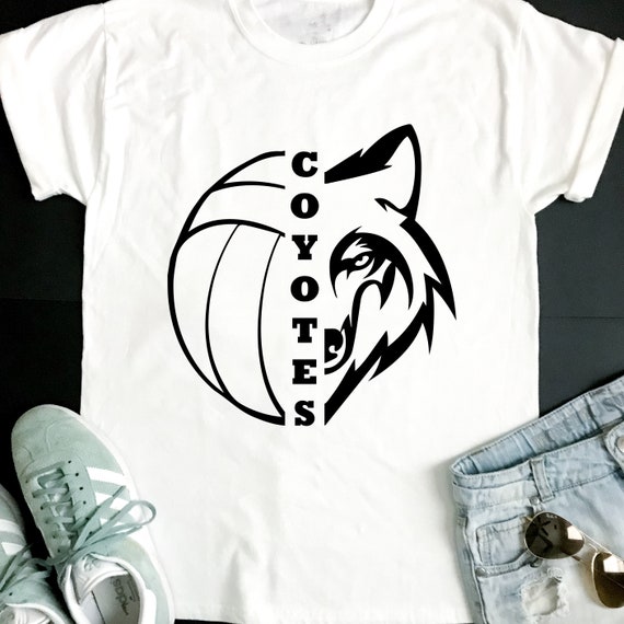 Download Coyotes Svg Volleyball Svg Coyotes Volleyball T Shirt Etsy