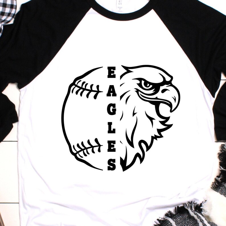 Eagles Baseball SVG Eagles Baseball Tshirt Design Baseball Etsy