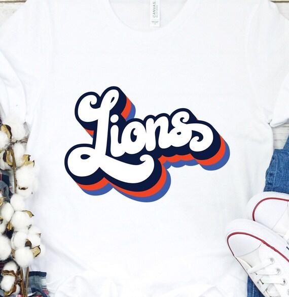 Download Svg Cutting Files Lions Retro Script Png Lions Sublimation Design Lions Retro T Shirt Design Lions Svg Clip Art Art Collectibles Vadel Com