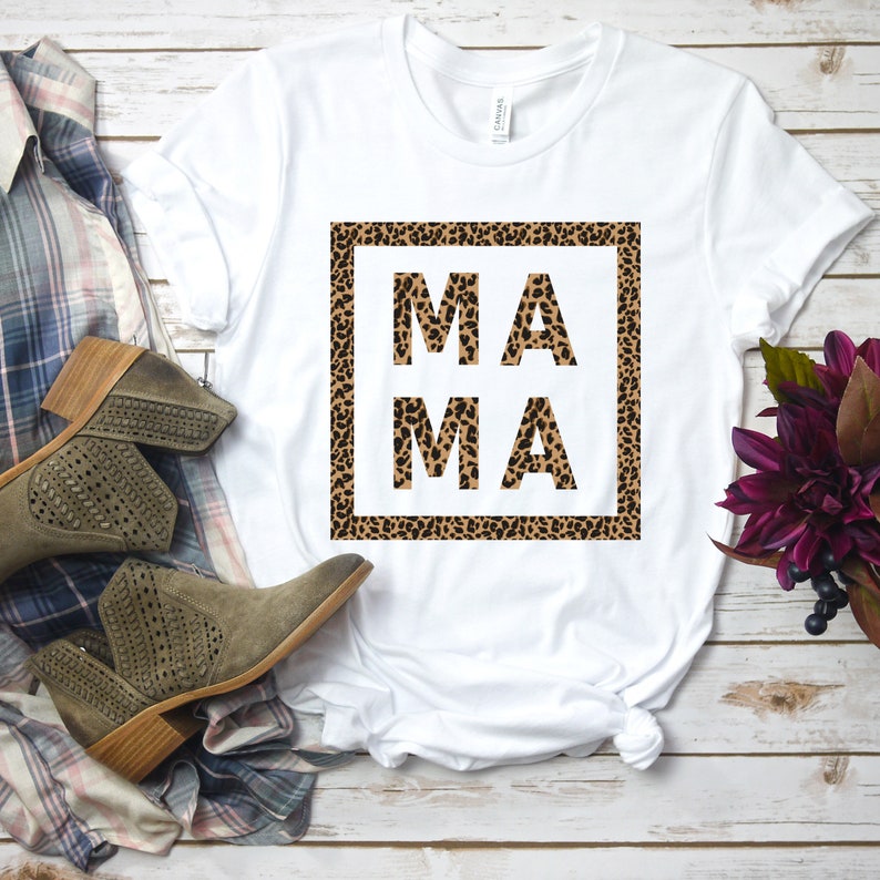 Download Mama SVG Mom PNG Leopard Sublimation Design Layered ...