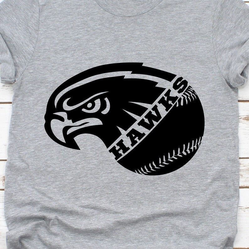Hawks SVG Baseball SVG Hawks Baseball T-shirt Design | Etsy