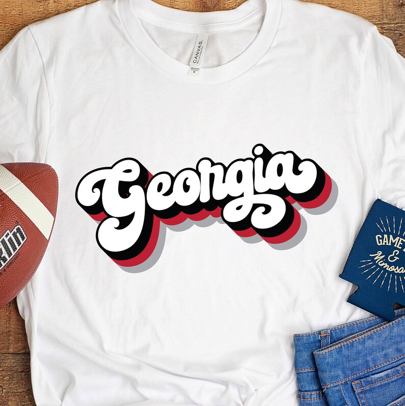 Download Retro Georgia SVG Georgia Sublimation Design Download State | Etsy