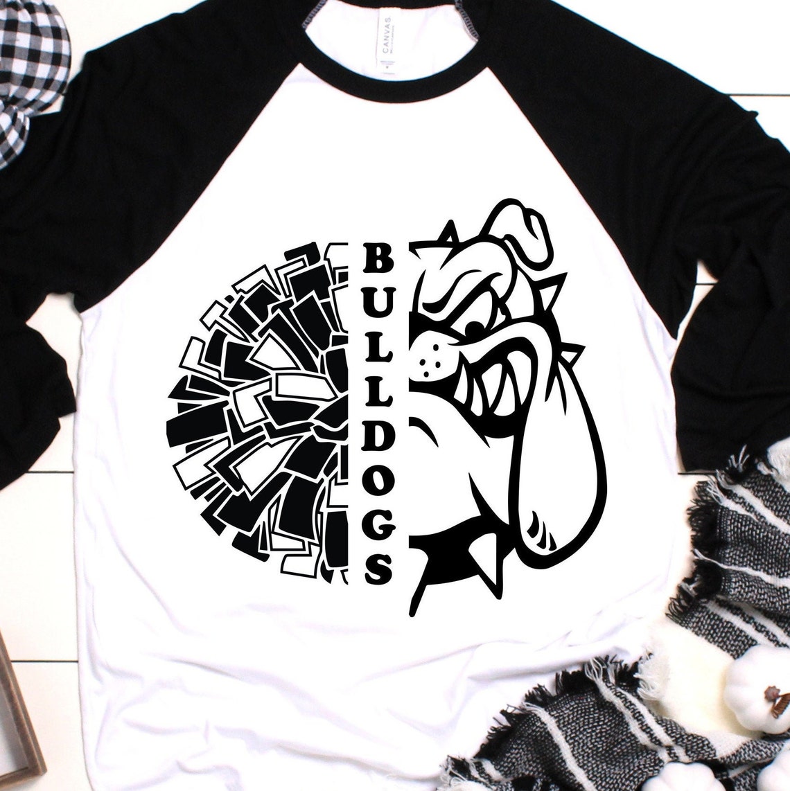 Bulldogs Cheerleader SVG Bulldogs Cheer Svg Bulldogs Cheer Etsy