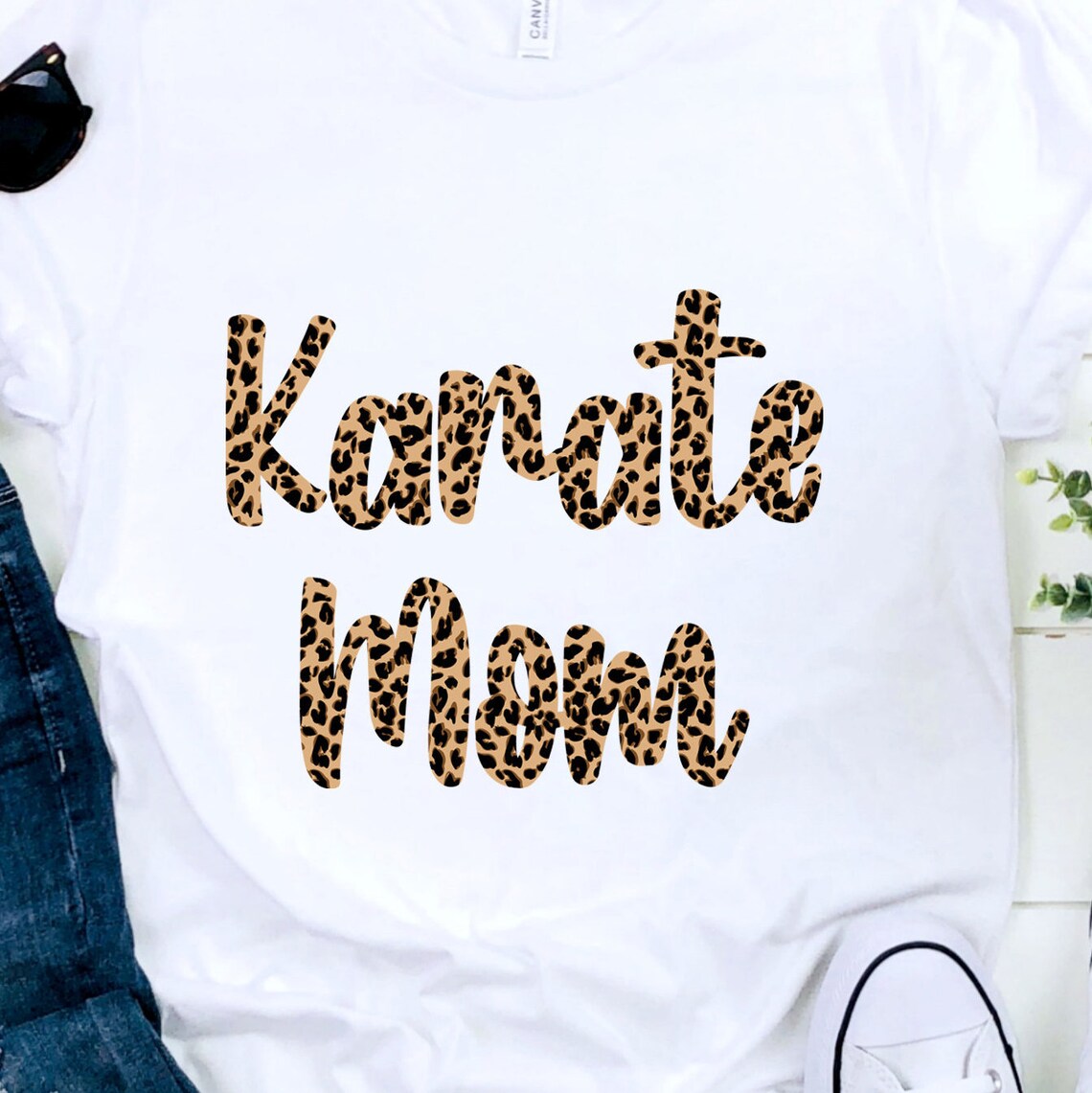 Download Karate Mom SVG Karate Mom Leopard Sublimation Design Layered | Etsy