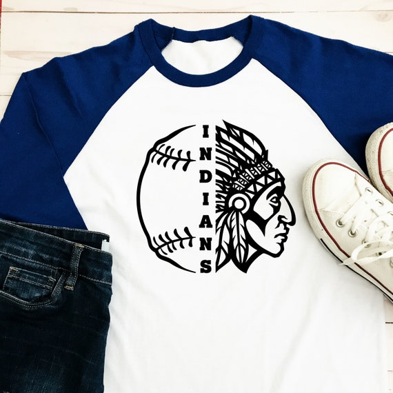 indians baseball t shirt