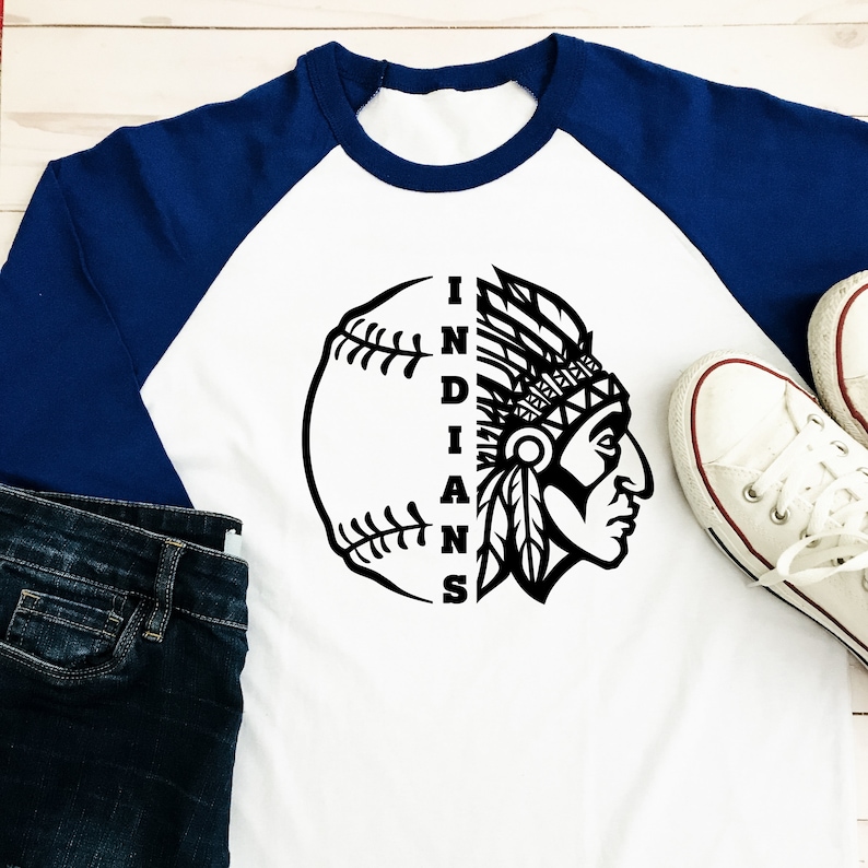 indians baseball t shirt