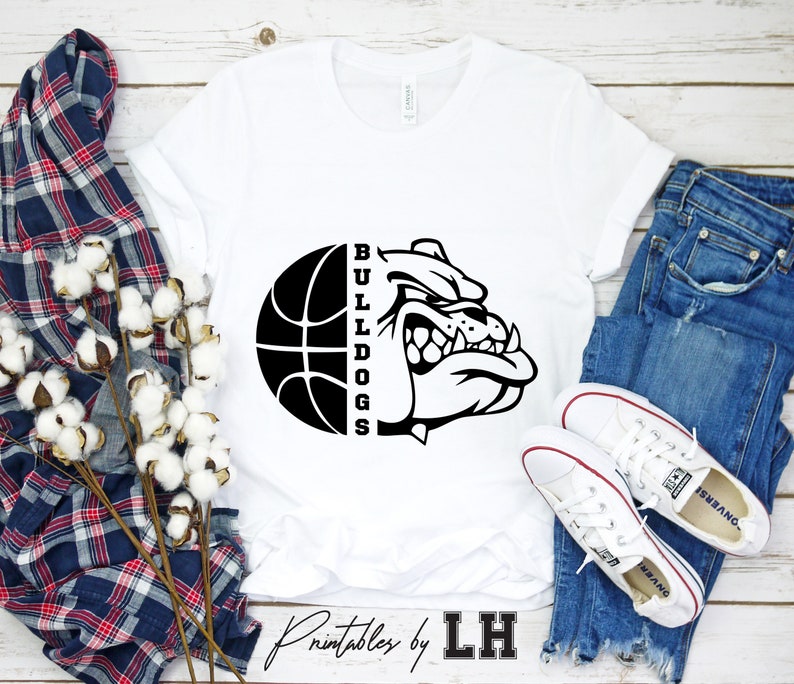 Bulldogs Basketball SVG Bulldogs Basketball Tshirt Design Etsy