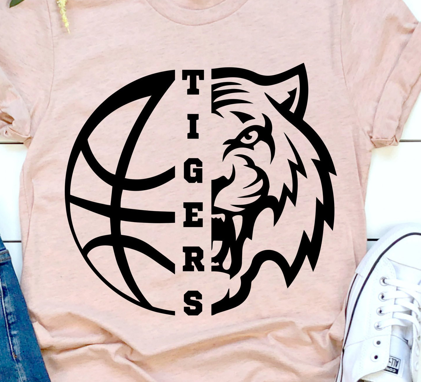 Tigers SVG Basketball SVG Tigers Basketball Tshirt Design Etsy