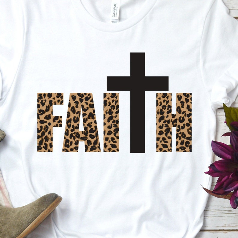 Download Faith SVG Faith Leopard Sublimation Design Christian Svg ...