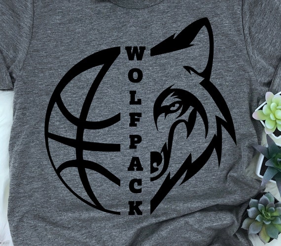 Download Wolfpack SVG Basketball SVG Wolfpack Basketball T-shirt | Etsy