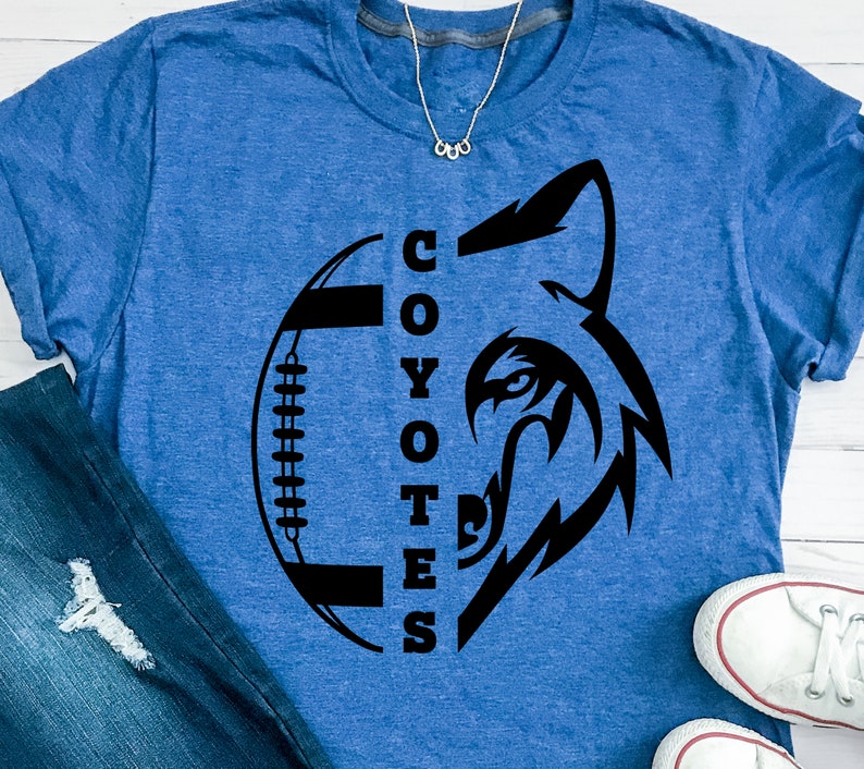 Download Coyotes SVG Football SVG Coyotes Football T-shirt Design | Etsy