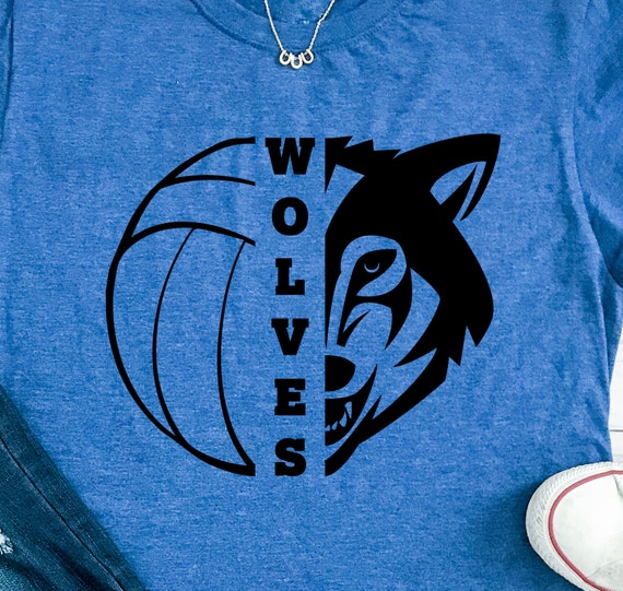 Download Wolves Svg Volleyball Svg Wolves Volleyball T Shirt Design Etsy