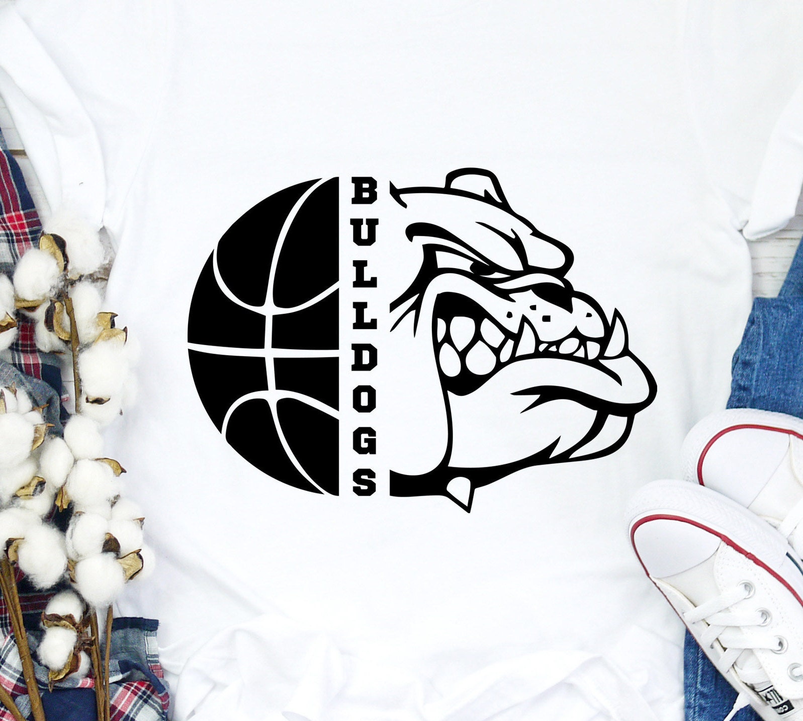 Bulldogs Basketball SVG Bulldogs Basketball Tshirt Design Etsy