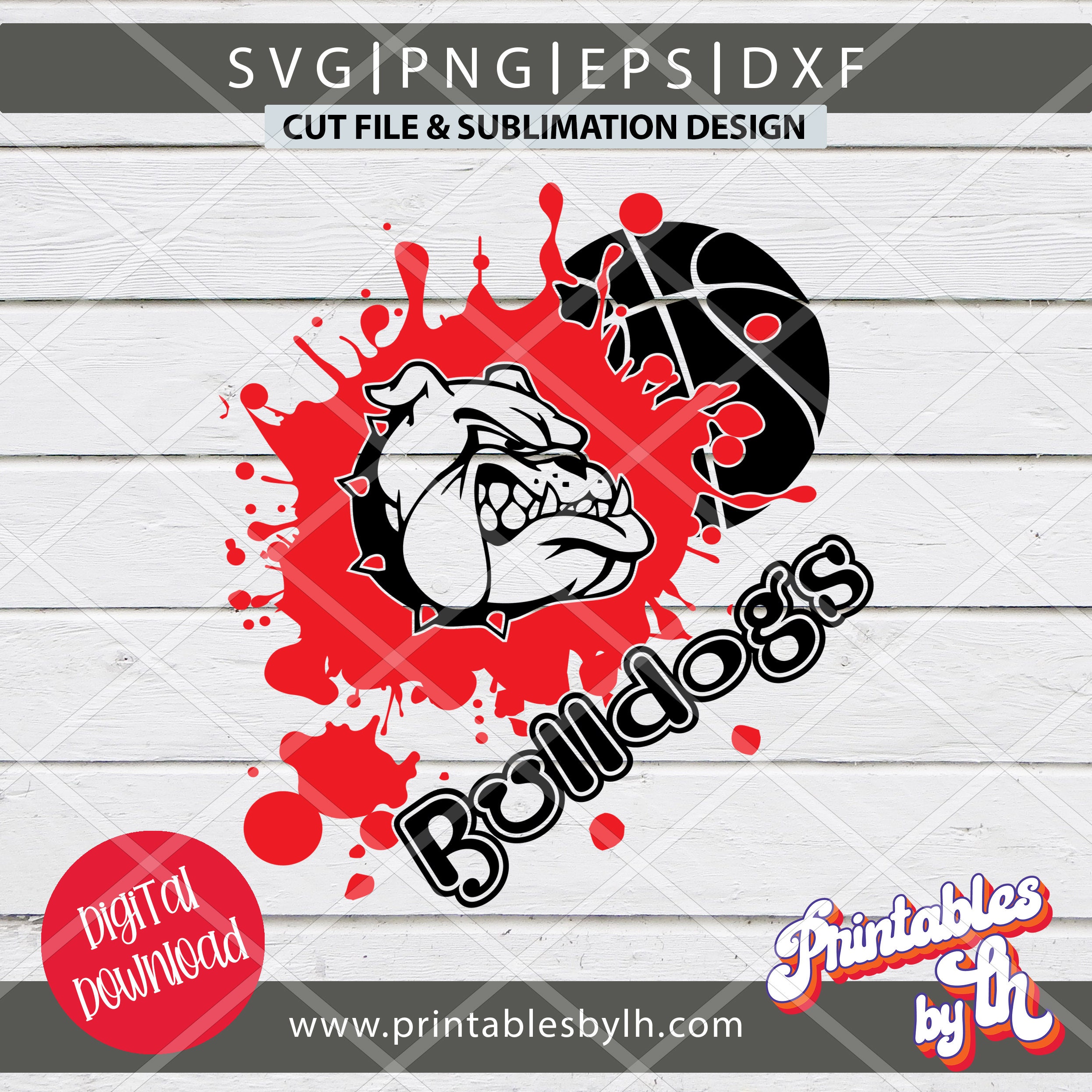 Bulldogs SVG Basketball SVG Bulldogs Basketball Tshirt Etsy