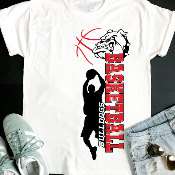 Bulldogs SVG Basketball SVG Bulldogs Basketball T-shirt | Etsy