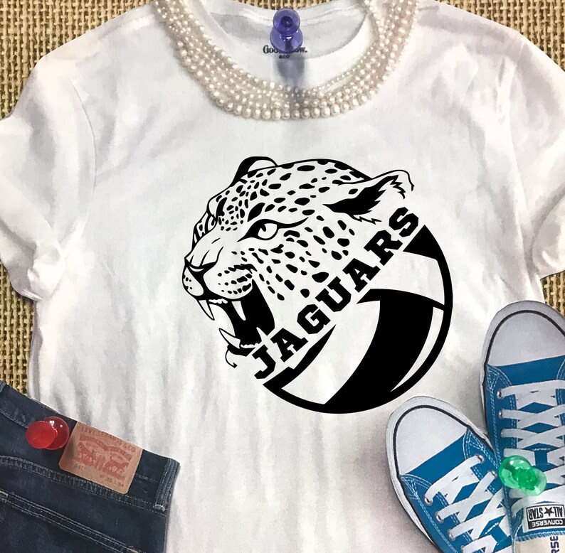 Download Jaguars SVG Volleyball SVG Jaguars Volleyball T-shirt | Etsy