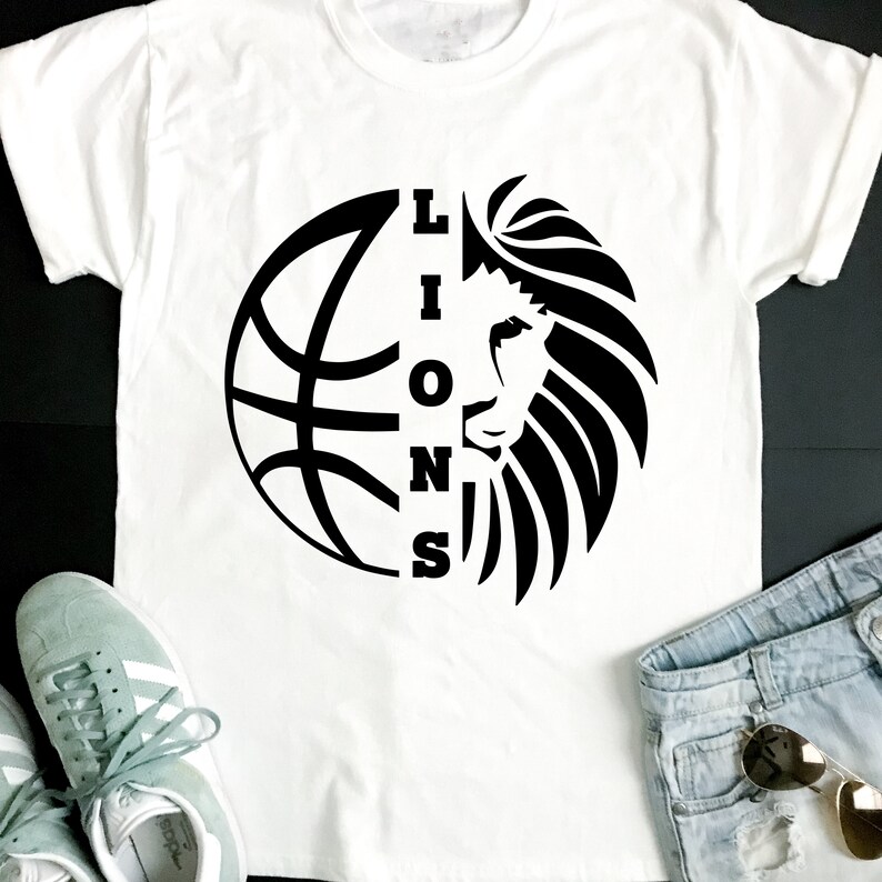 Lions SVG Basketball SVG Lions Basketball Tshirt Design Etsy