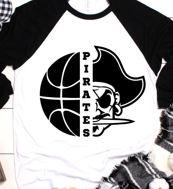 Pirates SVG Basketball SVG Pirates Basketball T-shirt | Etsy