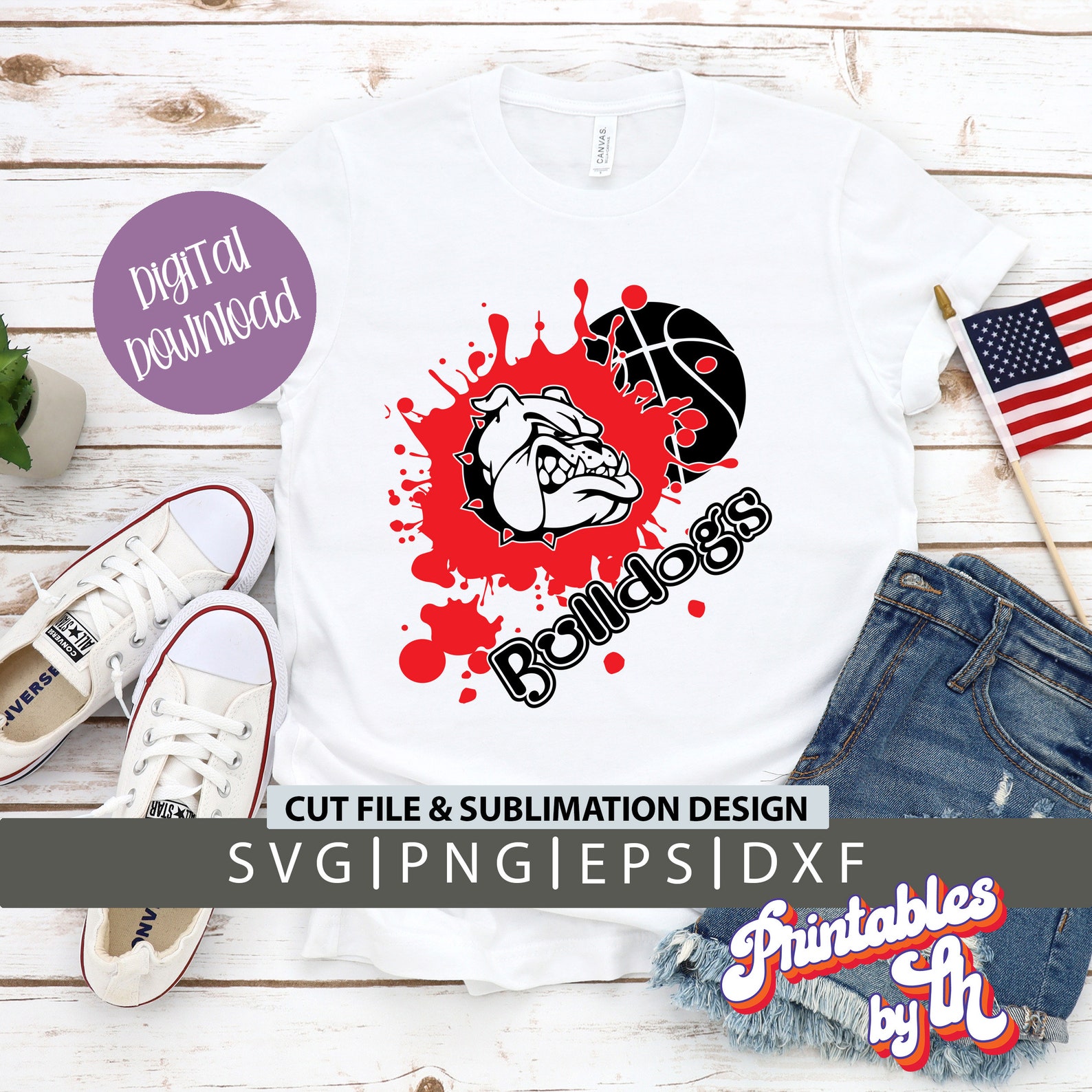 Bulldogs SVG Basketball SVG Bulldogs Basketball Tshirt Etsy