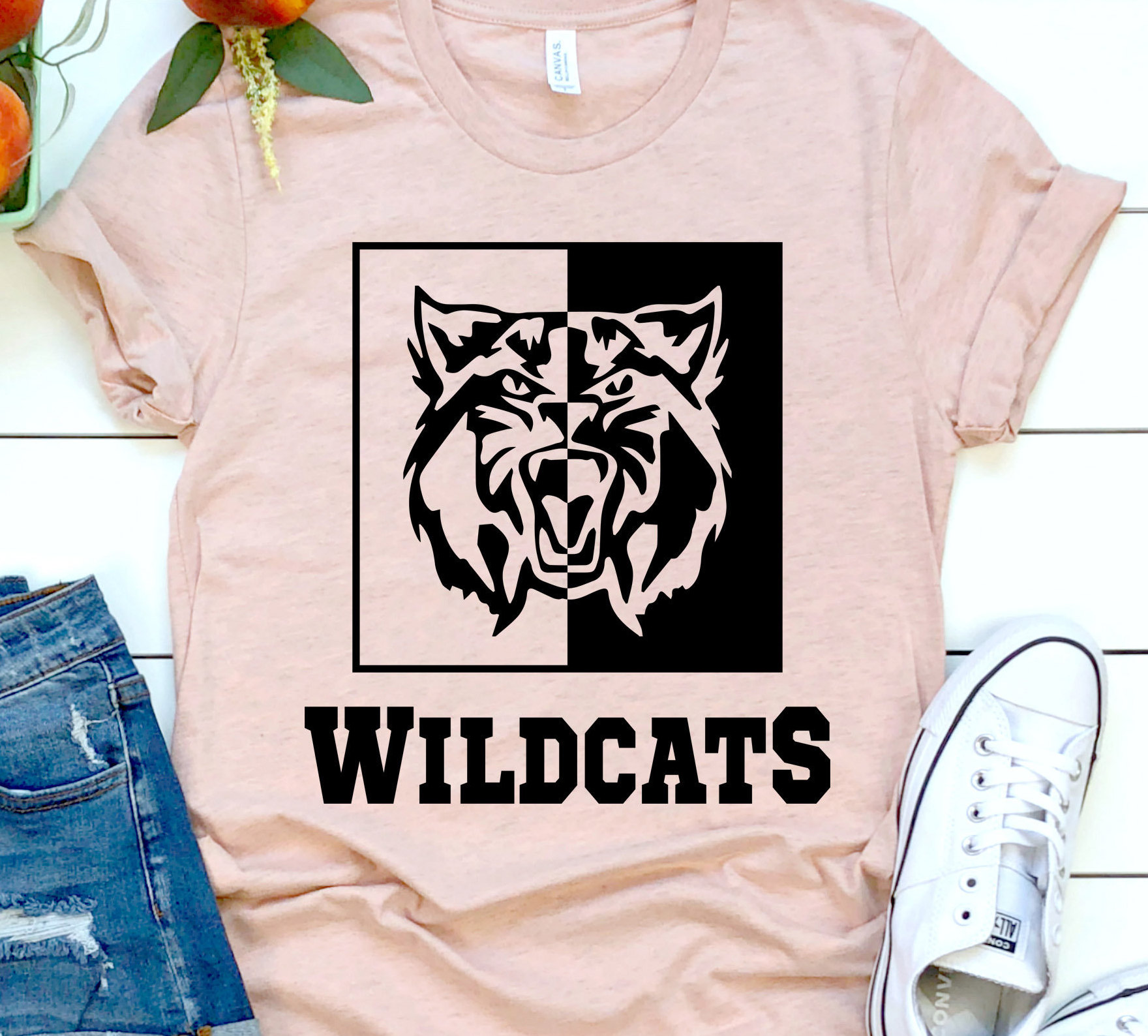 Wildcats SVG Football SVG Wildcats T-shirt Design Wildcats | Etsy