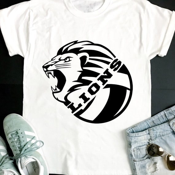Download Lions SVG Volleyball SVG Lions Volleyball T-shirt Design | Etsy