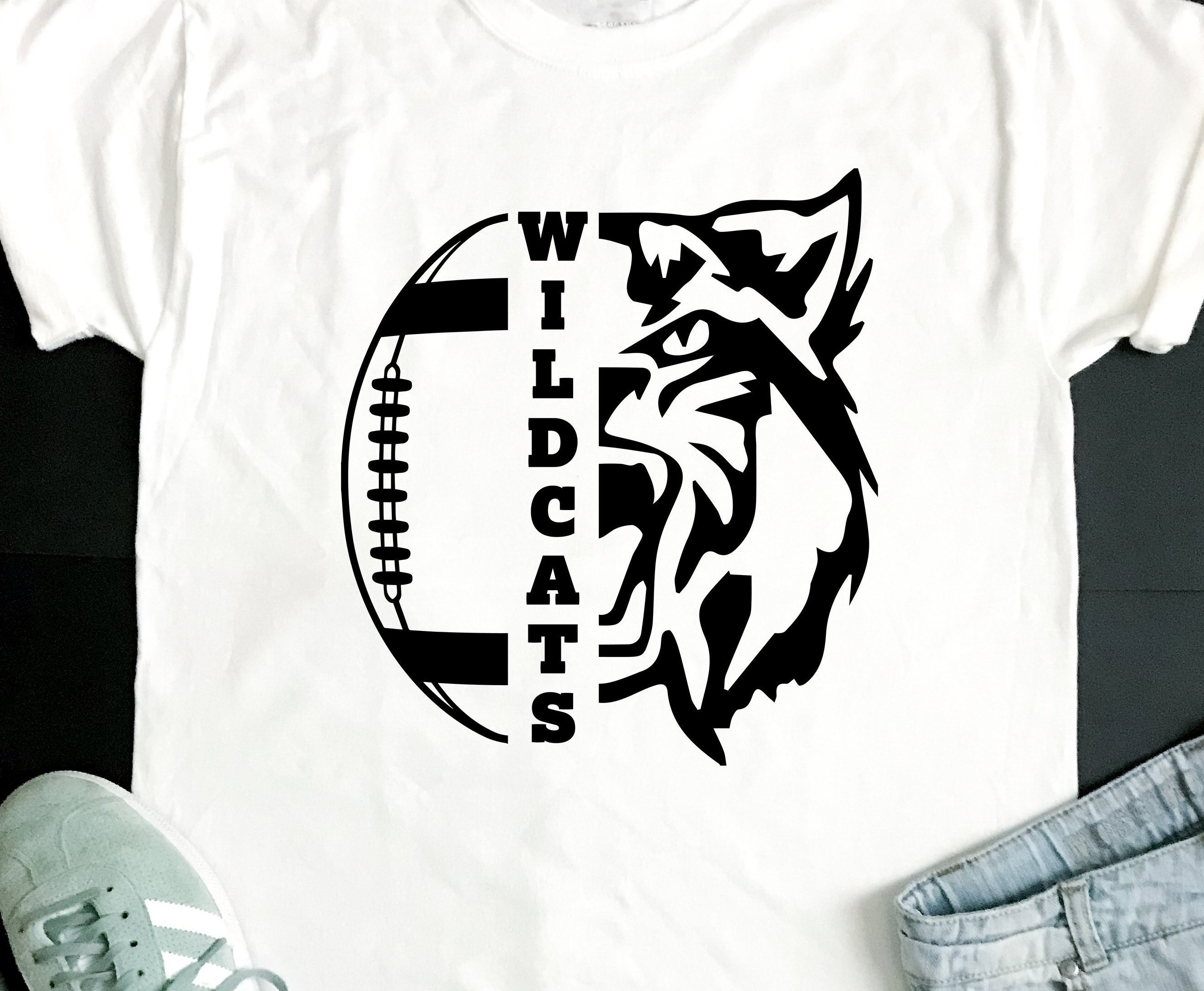 Download Wildcats SVG Football SVG Wildcats Football T-shirt Design | Etsy