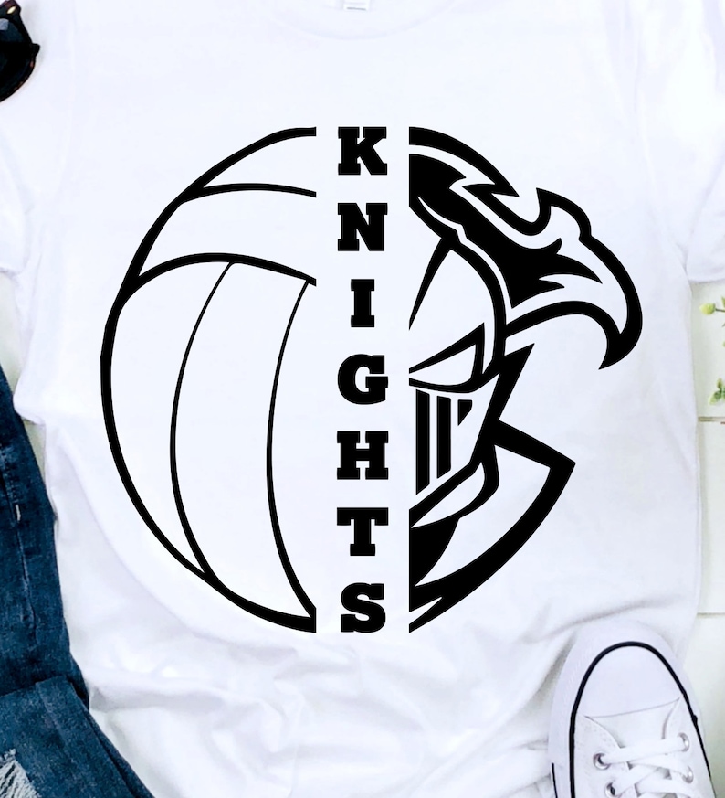 Download Knights SVG Volleyball SVG Knights Volleyball T-shirt | Etsy