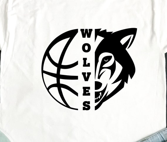 Download Wolves SVG Basketball SVG Wolves Basketball T-shirt Design ...