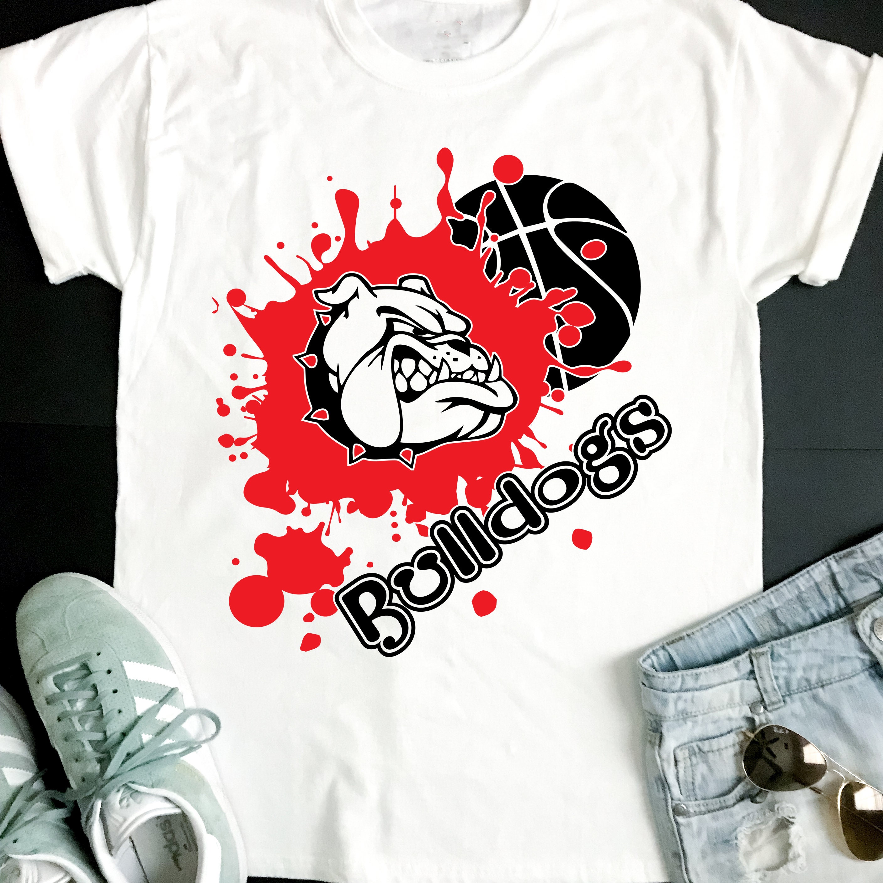 Bulldogs SVG Basketball SVG Bulldogs Basketball Tshirt Etsy