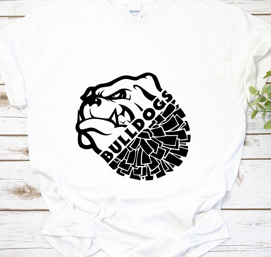 Bulldogs Cheerleader SVG Bulldogs Cheer Svg Bulldogs Cheer Etsy
