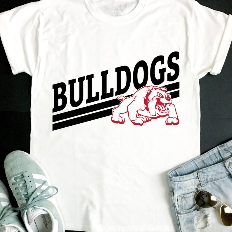 Bulldogs SVG Football SVG Bulldogs Tshirt Design Bulldogs Etsy