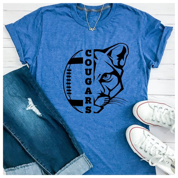 Download Cougars SVG Football SVG Cougars Football T-shirt Design | Etsy