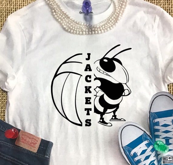 Download Jackets Svg Volleyball Svg Jackets Volleyball T Shirt Etsy