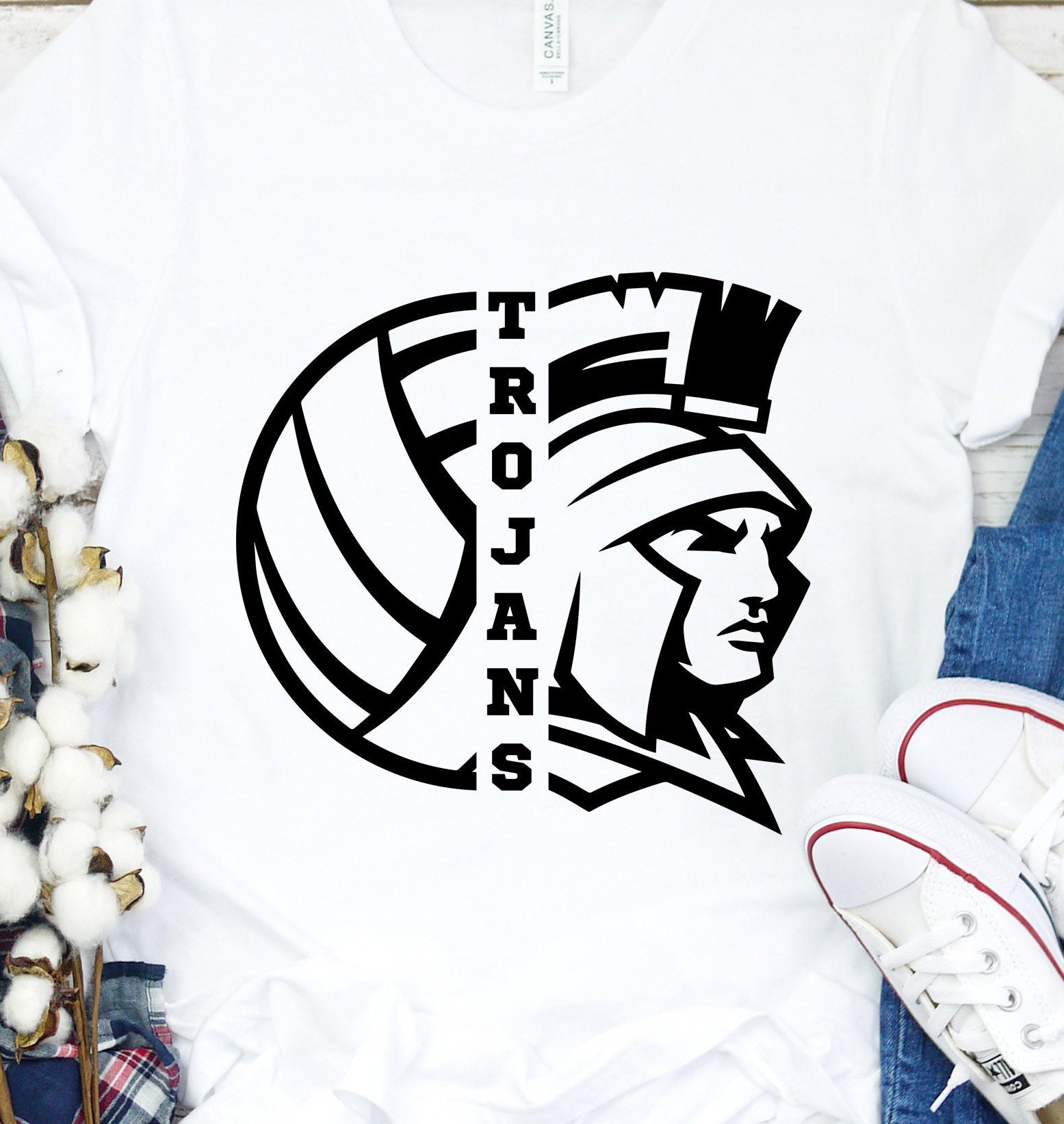 Download Trojans SVG Volleyball SVG Trojans Volleyball T-shirt | Etsy