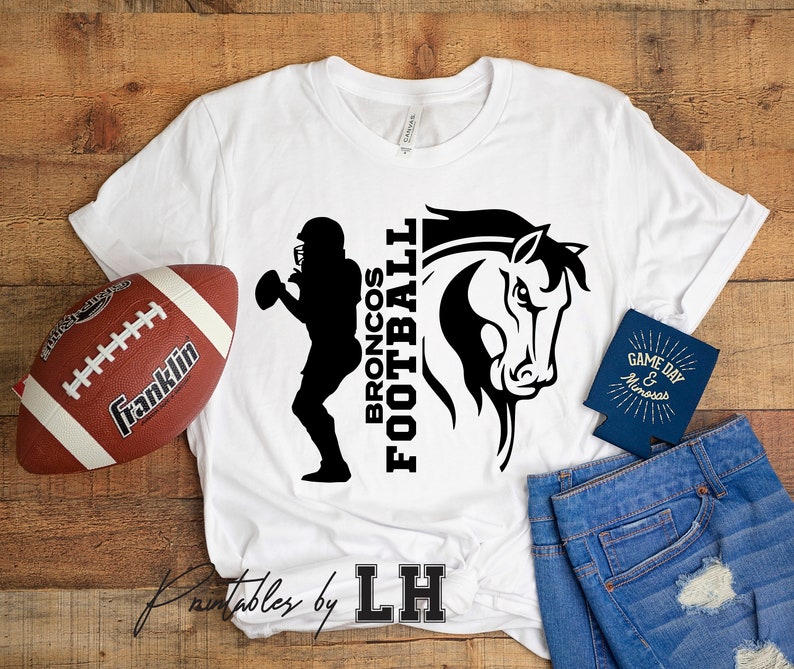 Download Broncos SVG Football SVG Broncos Football T-shirt Design ...
