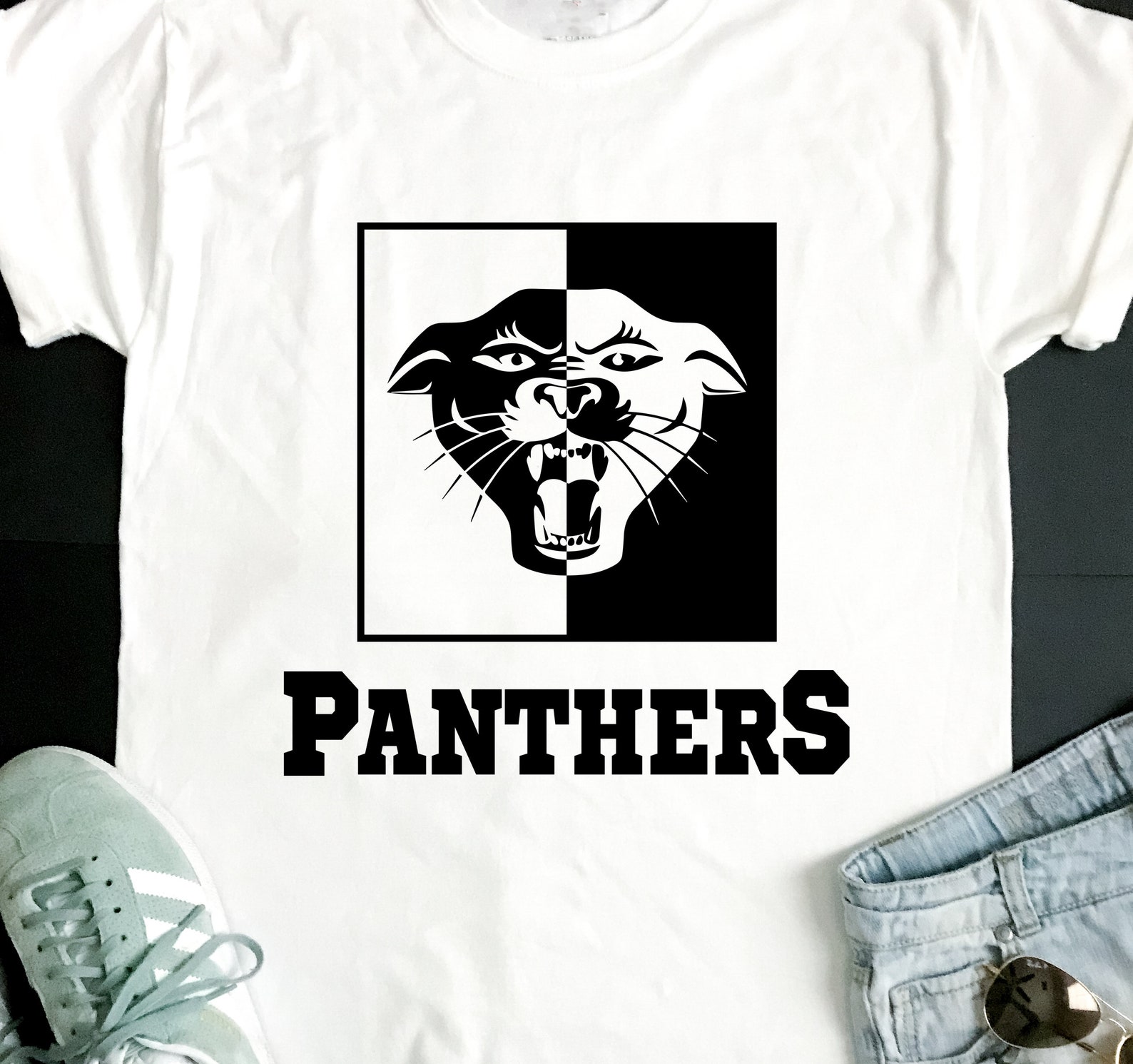 Panthers SVG Football SVG Panthers Tshirt Design Panthers Etsy