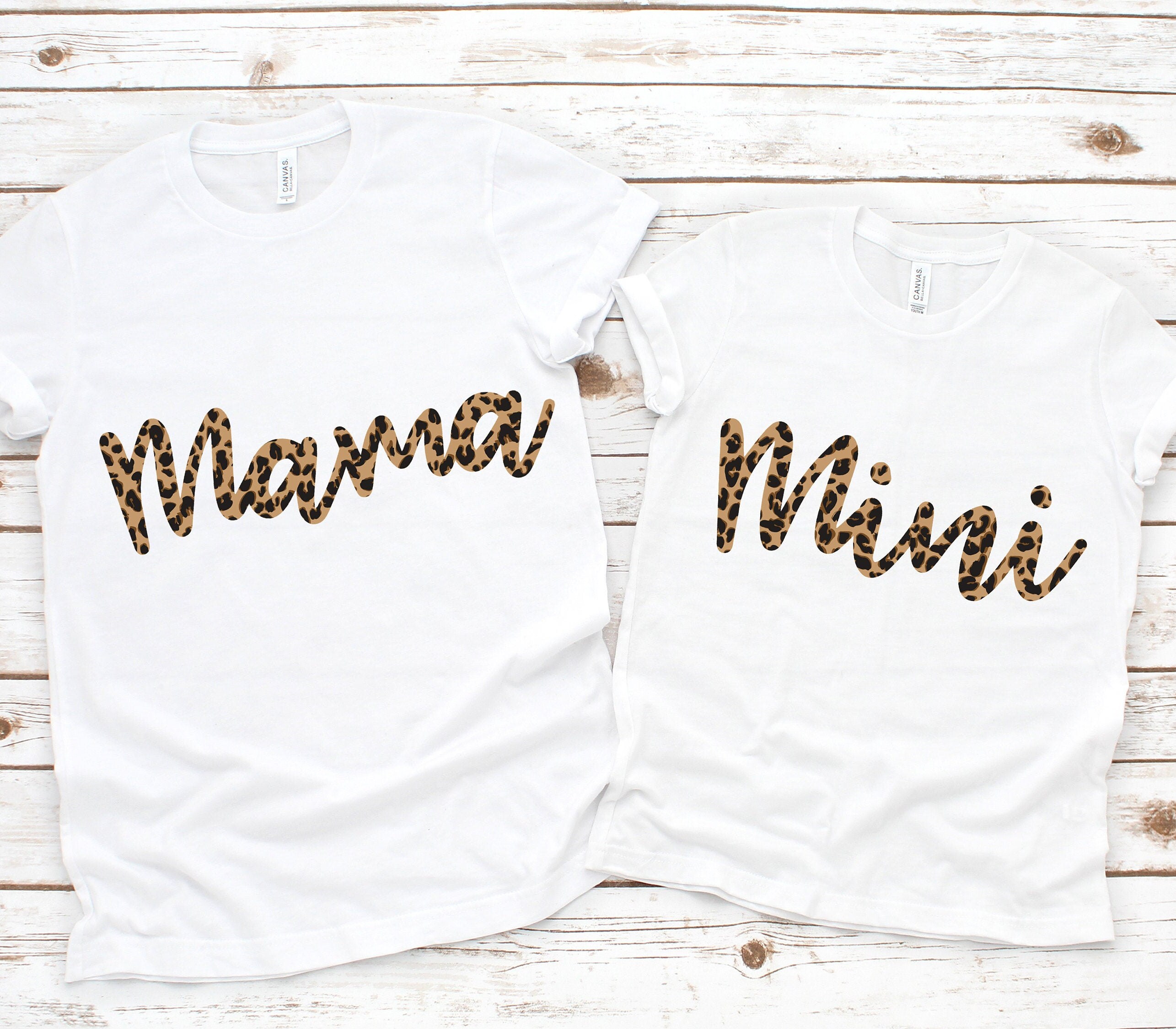 Download Mama and Mini Leopard SVG Mama PNG Leopard Sublimation | Etsy