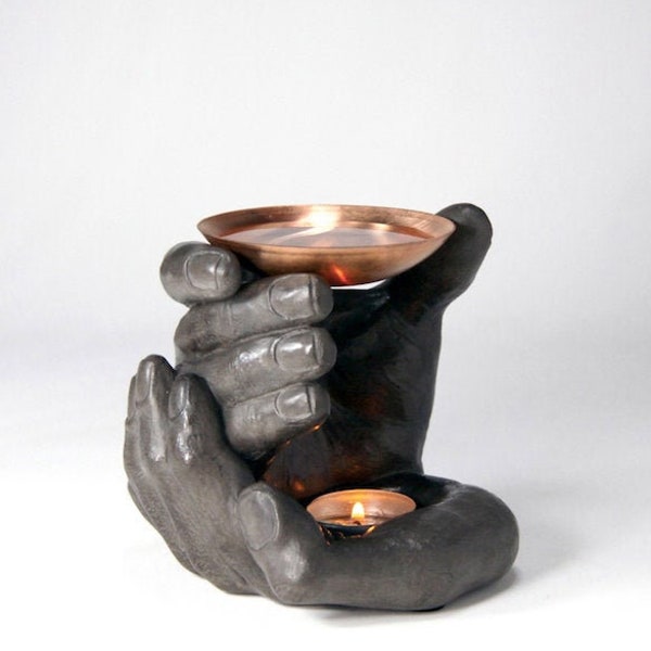 Wax Melter/Essential Oil Burner - Handmade & Unique.