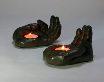 Tea light candle holders