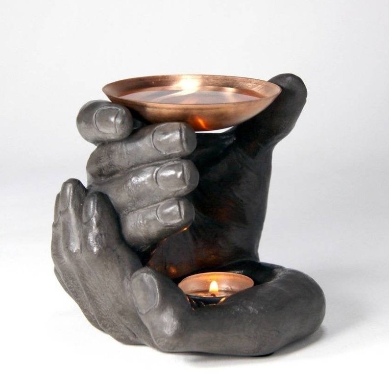 Wax Melter/Essential Oil Burner Handmade & Unique. image 2