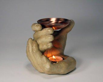 Essential Oil Burner/Wax Warmer - Unique and Handmade