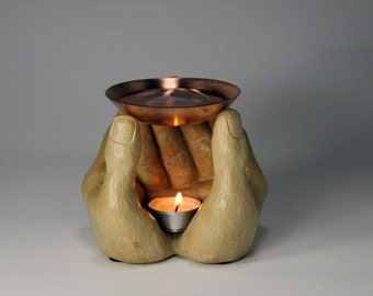 Unique Wax Warmer/Handmade Oil Burner