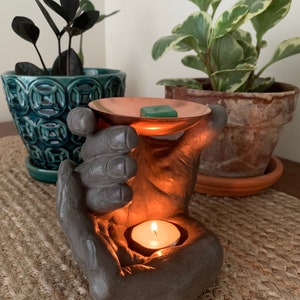 Wax Melter/Essential Oil Burner Handmade & Unique. image 8