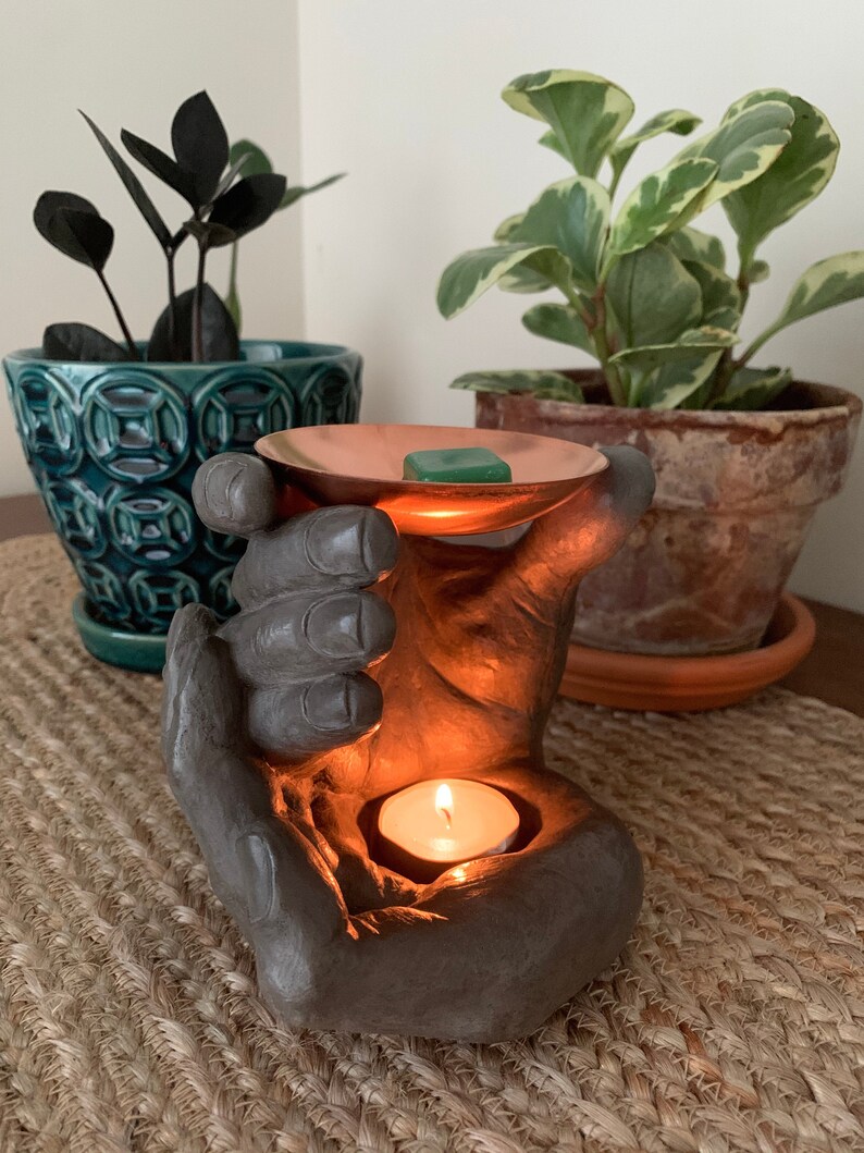 Wax Melt Burner/Essential Oil Burner Handmade & Unique. Etsy