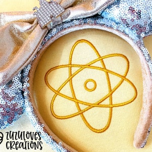 Powerline Inspired Symbol Embroidery Design, Mouse Ear Embroidery design, Fab Five, Mouse Ear Template, Power line, A goofy Movie Inspired
