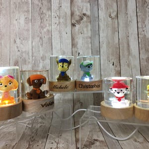 Personalized Paw Patrol night light personalized with your child&#39;s name
