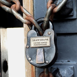 Shawshank Prison Antique Lock Movie Prop image 3