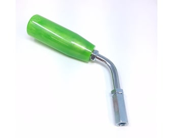 Green Roadway Style Cat Paw Shifter 1/2-13 thread peterbilt kenworth mack