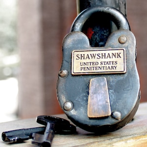 Shawshank Prison Antique Lock Movie Prop image 5