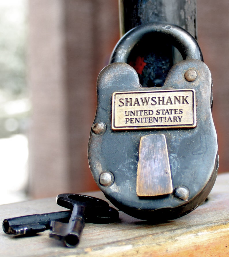 Shawshank Prison Antique Lock Movie Prop image 5
